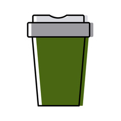 Cup to go icon vector illustration graphic design