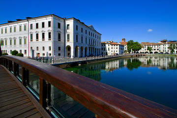 Treviso, Università, Fiume Sile, Italia, Italy