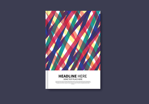 Abstract Book/Report Cover Layout 18