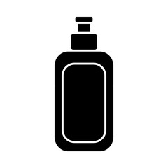 Cream bottle isolated icon vector illustration graphic design