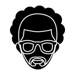 Businessman avatar cartoon icon vector illustration graphic design