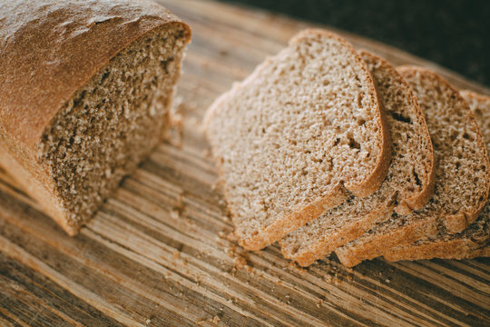 Brown Bread on Cutting Board