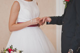 The exchange of wedding rings during the ceremony 8486.