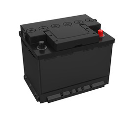 Car Battery Isolated