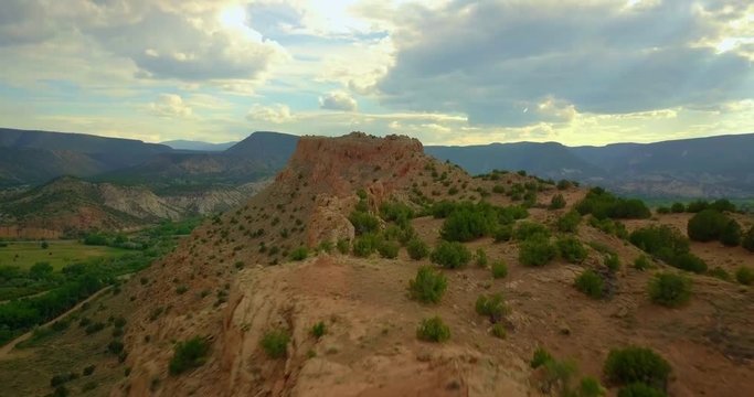 Abiquiu Cerrito Blanco Aerial Drone