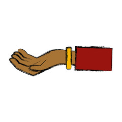 Hand holding something icon vector illustration graphic design