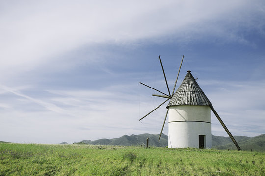 Windmill in Andalusia Spain
