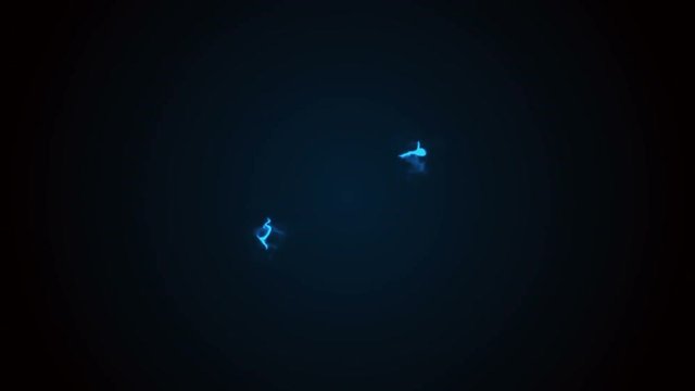 Blue energy Countdown. Blue fire counting down from thirty to zero. Electric energy counter. abstract epic counter. Elegant thirty seconds regressive counter full hd and 4k.