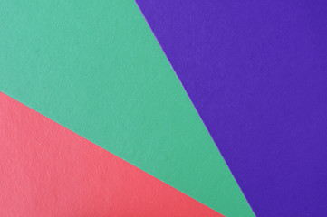 Multicolor background from a cardboard of different colors