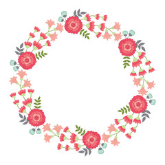 Vector Floral Wreath