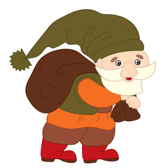Vector Cartoon Gnome