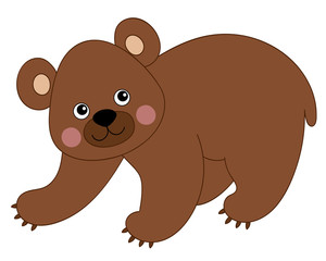 Vector Cartoon Bear