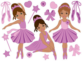 Vector Ballerinas Set