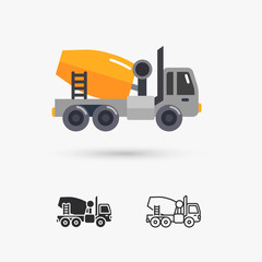 concrete mixer truck