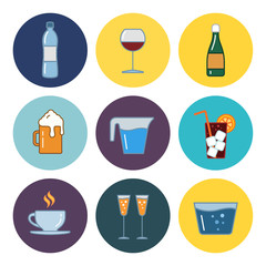 modern bar icons