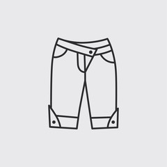 Shorts modern icon