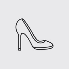 Woman shoes icon