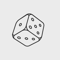 dice modern icon