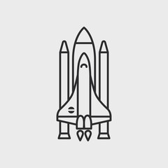 Space shuttle icon