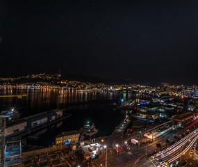 Fototapeta na wymiar Wellington at night