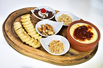 energetic and calorie dessert menu