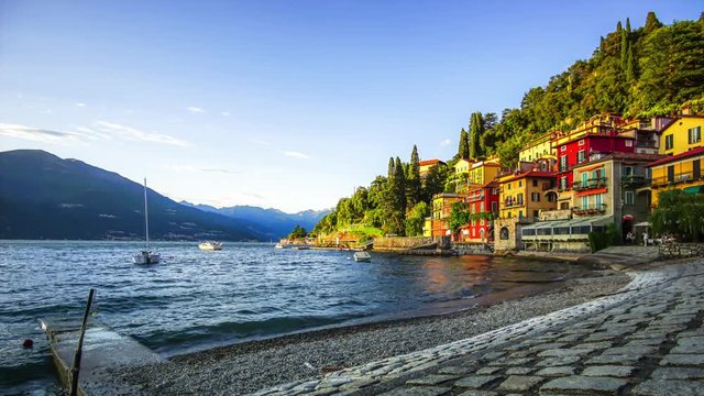 Timelapse of Varenna, Lake Como, Italy