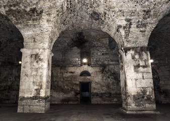 Old abandoned dungeons or catacombs.