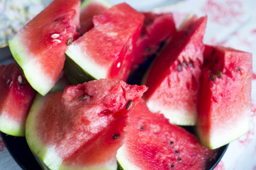 slices of watermelon