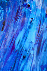 Blue texture paint background.
