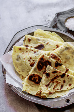 Homemade flat bread