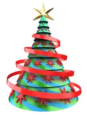 3d Christmas tree