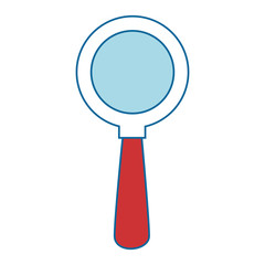 magnifying glass isolated icon