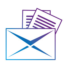 Fototapeta na wymiar mail envelope isolated icon