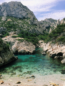 Mobile image of Calanques near Marseille and Cassis in south of France