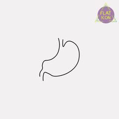 Kidney medicine line icon
