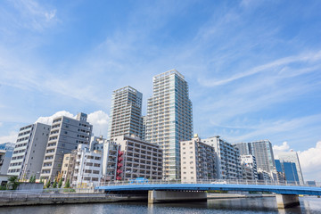 Obraz na płótnie Canvas 東京の都市風景