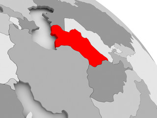 Map of Turkmenistan