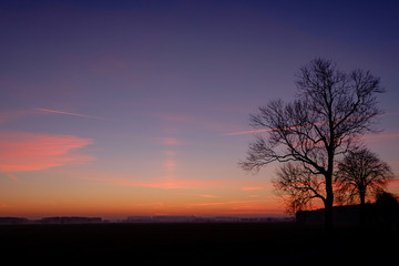 Fototapeta na wymiar Sonnenuntergang auf Usedom