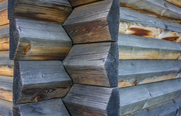 Texture cut logs