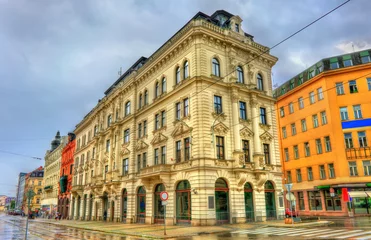 Fototapeten Buildings in the old town of Brno, Czech Republic © Leonid Andronov