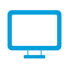 computer icon over white background vector illustration