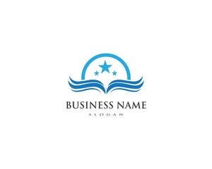Falcon Eagle Bird Logo Template vector icon
