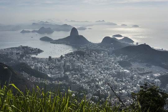 View from the Christ in Rio de Janeiro, Brazil