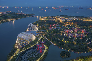 Aerial View of Garden By The Bay
