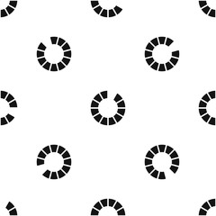 Sign waiting download on internet pattern seamless black