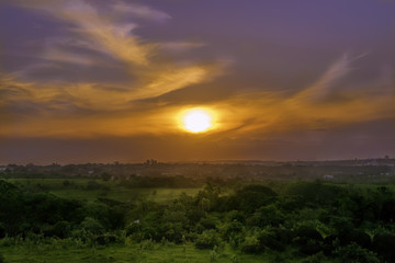 Obraz premium Sunset in Paradise