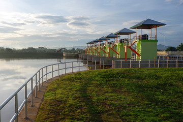 Floodgate in Chiangmai, Thailand. 