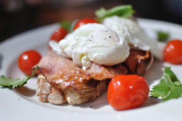 Tasty bruchetta dish