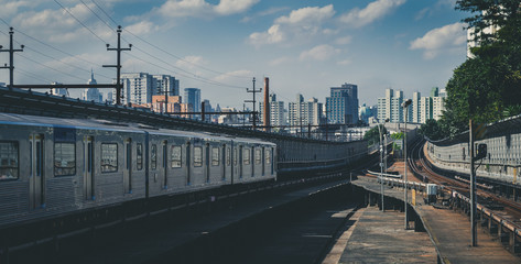 Fototapeta premium Trains Road