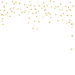 Gold confetti celebration